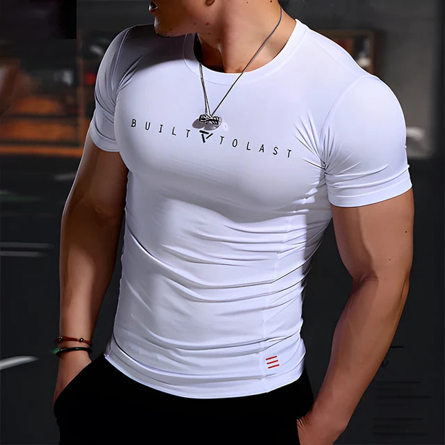 Summer 2022 Gym T-Shirt Sports T-Shirt Men's Fast Running T-Shirt Men's Sports Training T-Shirt Fitness Top T-Shirt