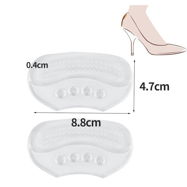 Heel Insoles Patch Women Men Anti-wear Cushion Pads for Shoes High Heel Feet Care Adjust Sizie Adhesive Sponge Heel Stickers