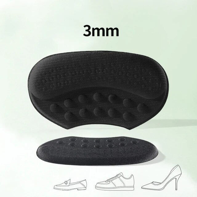 Heel Insoles Patch Women Men Anti-wear Cushion Pads for Shoes High Heel Feet Care Adjust Sizie Adhesive Sponge Heel Stickers