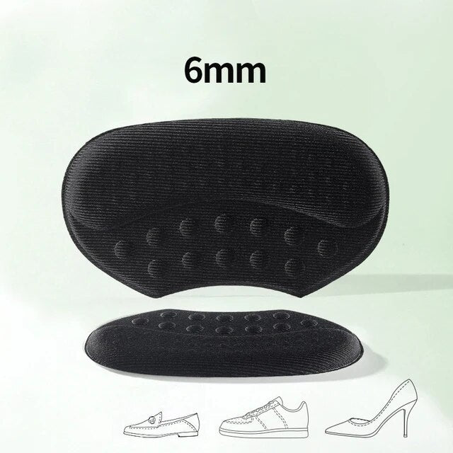 Heel Insoles Patch Women Men Anti-wear Cushion Pads for Shoes High Heel Feet Care Adjust Sizie Adhesive Sponge Heel Stickers