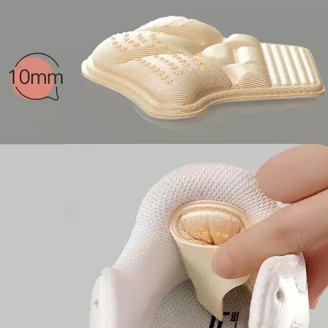 Five Toes Forefoot Pads High Heels Shoes Insoles Calluses Foot Protector Pain Relief Anti Shock Insoles Half Yard Pad Inserts