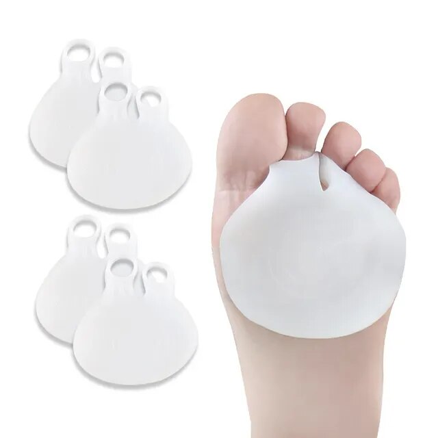 Forefoot Insert Cushion Pads for Women Shoes Anti Slip Silicone Foot Pain Relief Pads for High Heels Sandals Gel Shoe Insoles