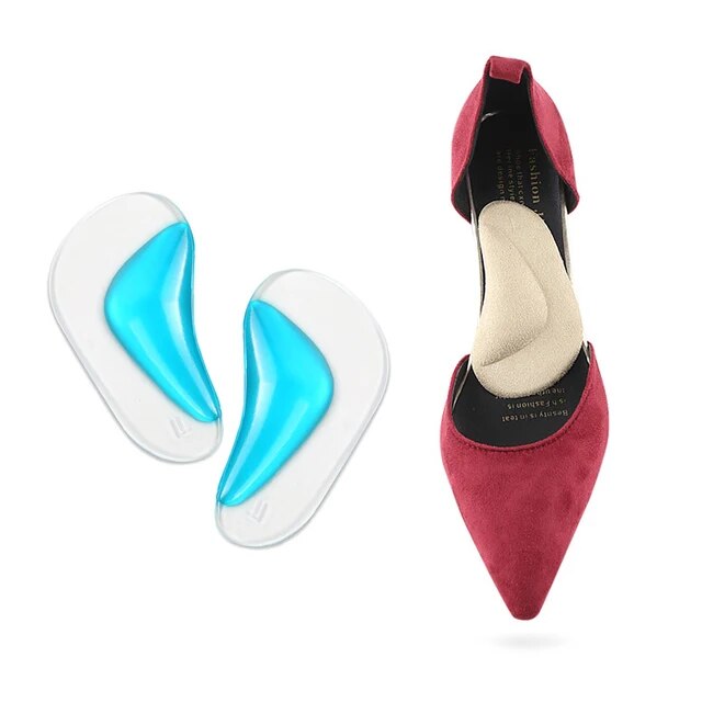 Heel Insoles Patch Women Men Anti-wear Cushion Pads for Shoes High Heel Feet Care Adjust Sizie Adhesive Sponge Heel Stickers