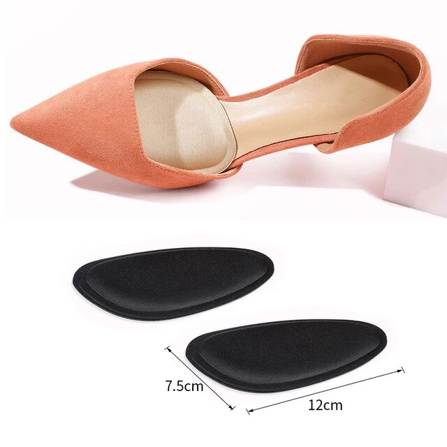 Forefoot Insert Cushion Pads for Women Shoes Anti Slip Silicone Foot Pain Relief Pads for High Heels Sandals Gel Shoe Insoles