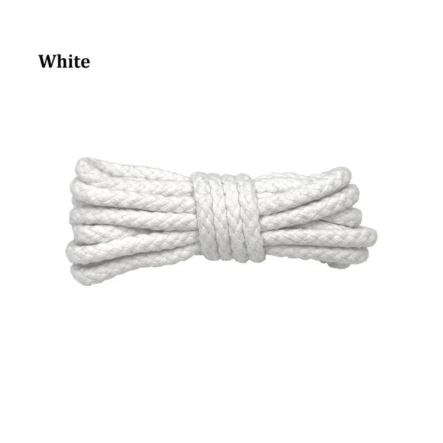 Linen Shoelaces Decoration Accessories Suitable Board Shoes Basketball Shoes Sneakers Cotton Shoe Laces Dunk SB AF1AJ Shoe Rope