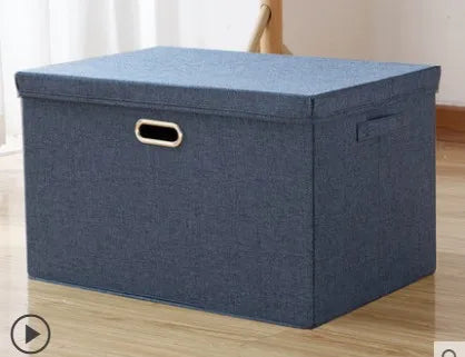 Cube Non-Woven Folding Storage Box For Toys Clothes Storage Bins With Lid Home Closet Office Nursery Washable Storage Box