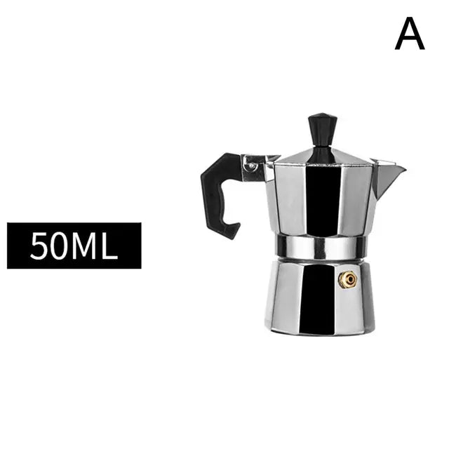 Italian Type Coffee Maker Aluminum Mocha Espresso Percolator Pot Coffee Maker Moka Pot Espresso Shot Maker Espresso Machine