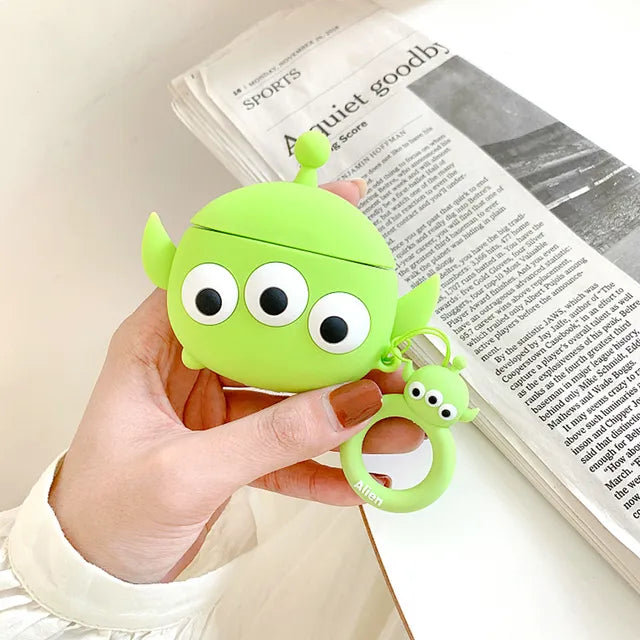 Cover for Apple AirPods 1 2 3 3rd Case for AirPods Pro Case Cute Cartoon Yoda Mickey Stitch Spiderman Earphone Case Accessories