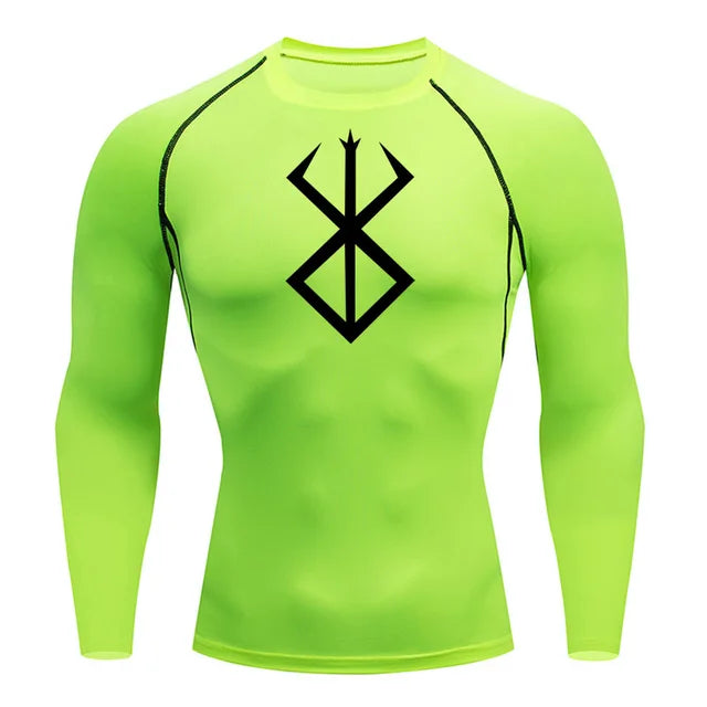 Summer Running T-Shirt Compression Short Sleeve Shirt Sportswear Men's Fitness MMA rashgarda Long Sleeves Base layer Second Skin