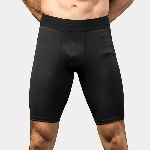 Men's Compression Underwear Push Up Badminton Clothing Jerseys Boxing Sportswear Male Running Shorts Jogging Leggings Gym Trunks