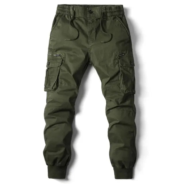 Plus Size Cargo Pants Men Jogging Casual Pants Cotton Full Length Military Streetwear Mens Work Tactical Tracksuit Trousers