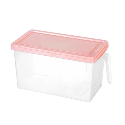 New Kitchen Storage Box Food Vegetable Storage Container PP fresh-keeping Storage Organizer Refrigerator Storage Box with Lid 5L