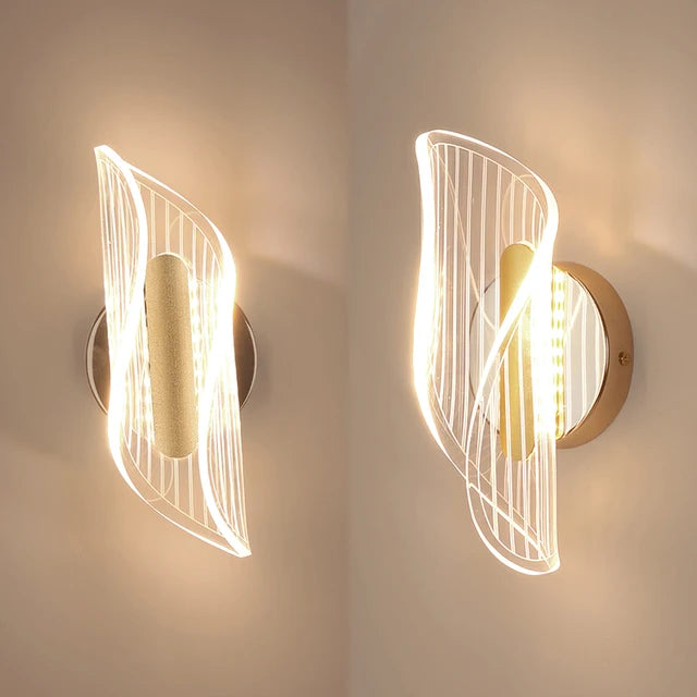 LED Wall Lights Indoor Lighting For Home Bathroom Hotel Living Room Indoor Home decoration Gold Nordic Style Sconce Lighting