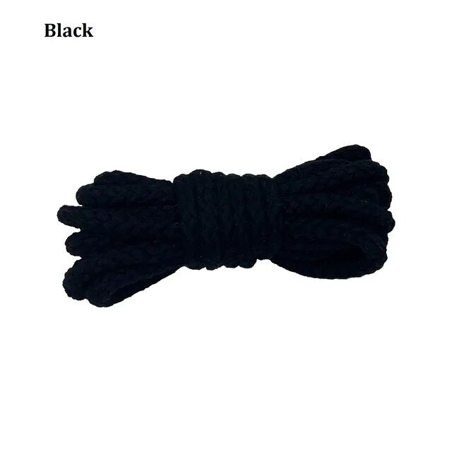 Linen Shoelaces Decoration Accessories Suitable Board Shoes Basketball Shoes Sneakers Cotton Shoe Laces Dunk SB AF1AJ Shoe Rope