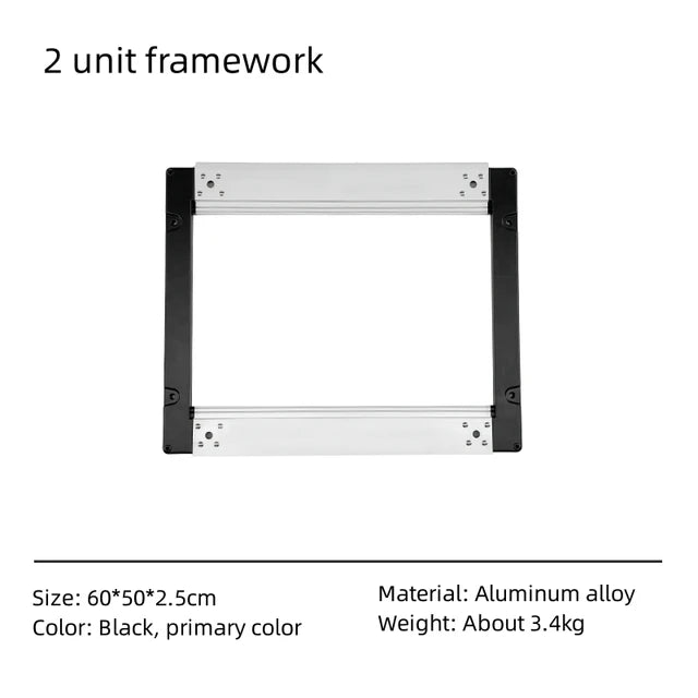 Camping IGT Table Free Combination Table Stainless Steel Storage Box IGT Accessories Outdoor Portable Folding Table New