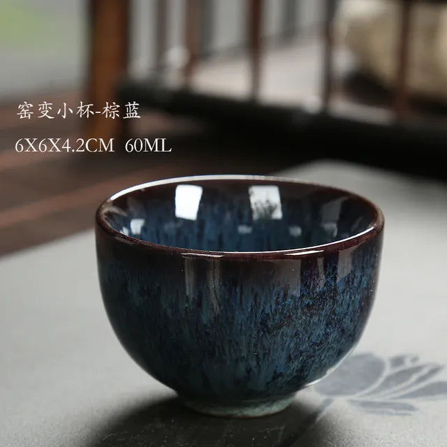 JIA-GUI LUO Ceramic teacup 60ML chinese style tea cup tea set kitchen dining bar small business supplies porcelain I020