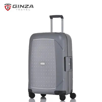 Luxury 100% PP Anti-scraping Rolling Luggage Spinner Ultra Light Travel Suitcase Hardside Luggage 20