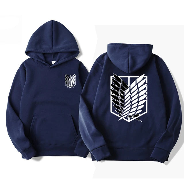 Japan Anime Attack on Titan Men Hoodies Autumn Casual Pullover Sweats Hoodie Fashion Sweatshirts Hip Hop Sweatshirt Clothes