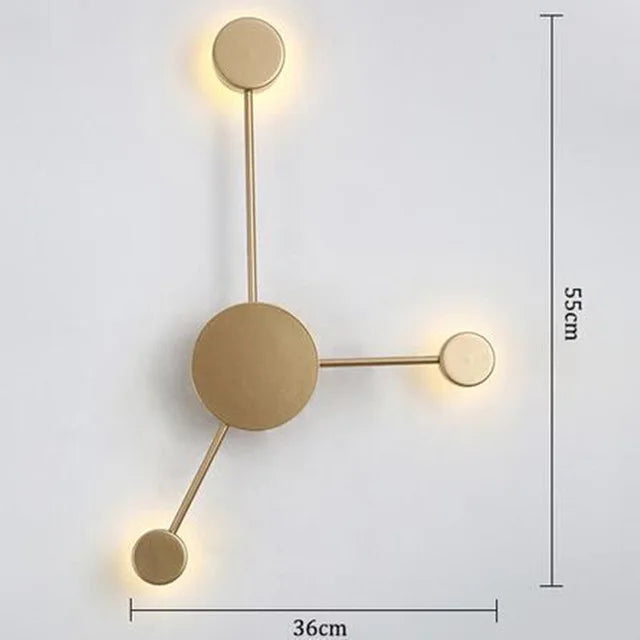 Modern Wall Lamp Simple Led Living Room Wall Lighting Bedroom Bedside Creative Aisle Indoor Home Decor Nordic Wall Sconce Lamps