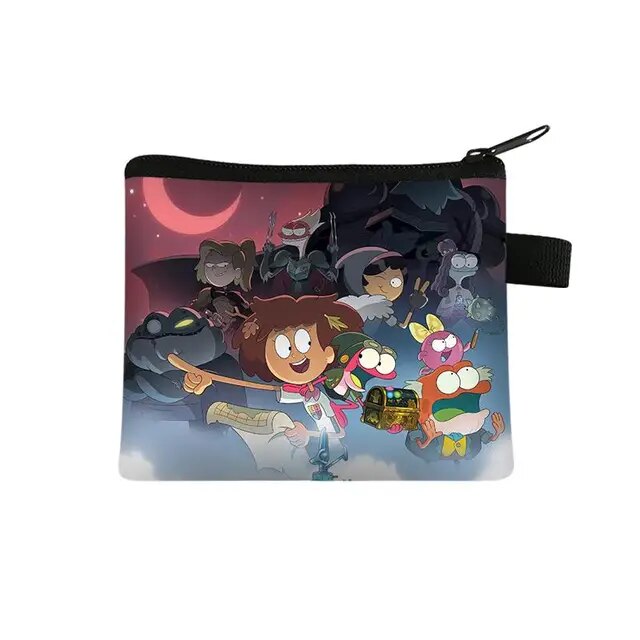 Disney Amphibia Children Money Coin Purse Boys Girls Short Wallet Card Bag Mini Pocket Storage Bags Kids Gift