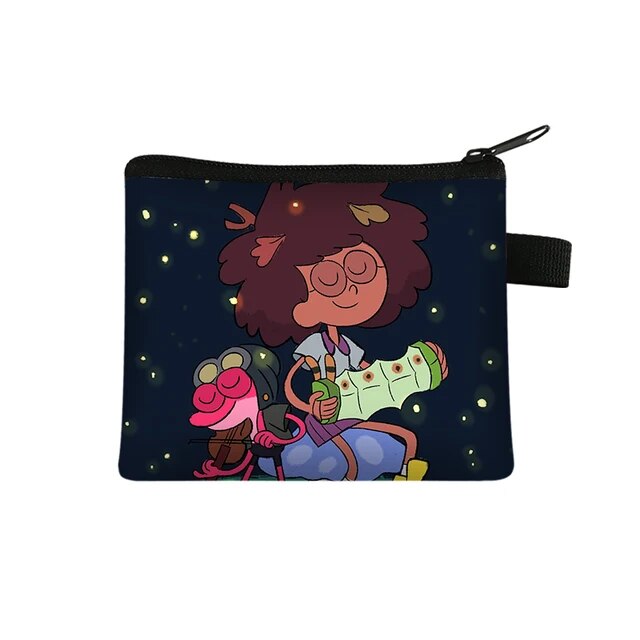 Disney Amphibia Children Money Coin Purse Boys Girls Short Wallet Card Bag Mini Pocket Storage Bags Kids Gift