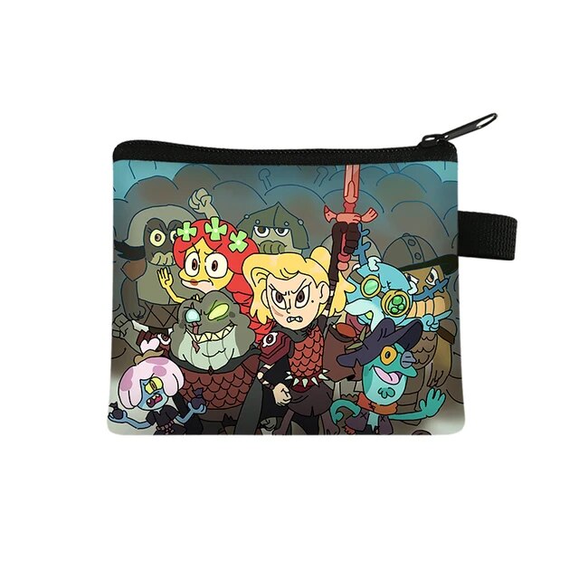 Disney Amphibia Children Money Coin Purse Boys Girls Short Wallet Card Bag Mini Pocket Storage Bags Kids Gift