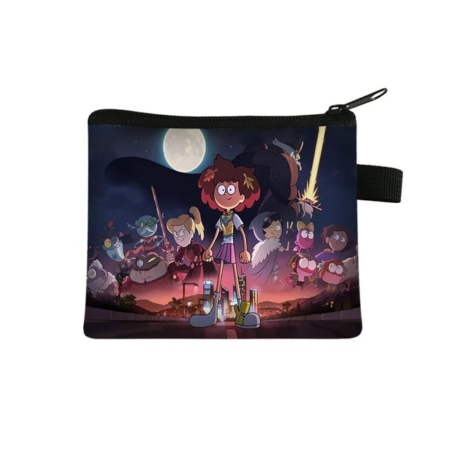 Disney Amphibia Children Money Coin Purse Boys Girls Short Wallet Card Bag Mini Pocket Storage Bags Kids Gift