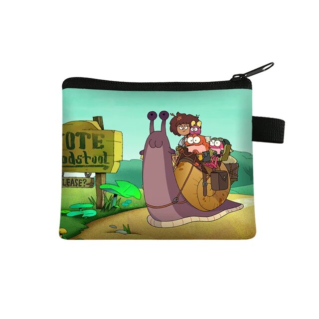 Disney Amphibia Children Money Coin Purse Boys Girls Short Wallet Card Bag Mini Pocket Storage Bags Kids Gift