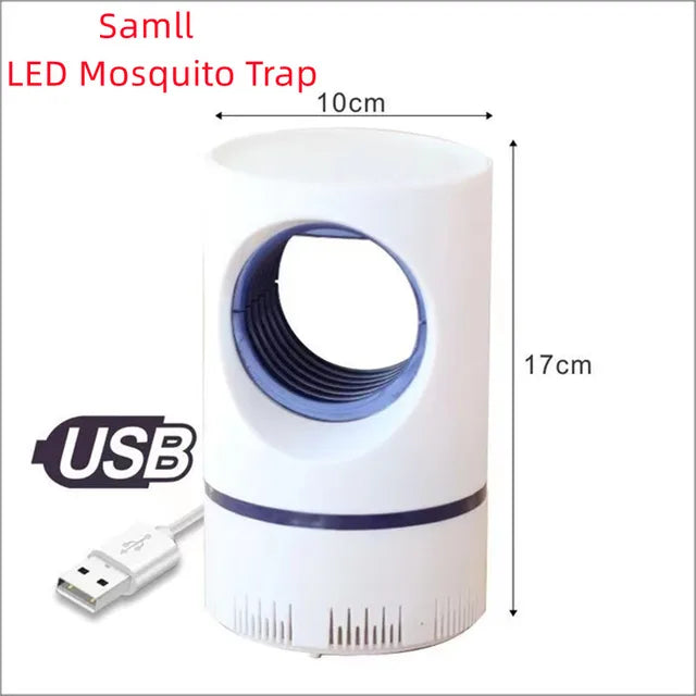 USB Mosquito Killer Lamp LED Mute Insect Biting Device 360 ° Home Electric Mosquito Repellent Trap Kill Household Pests