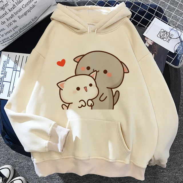 Bubu Dudu hoodies women sweat y2k Kawaii streetwear Hooded Shirt tracksuit female gothic Hood