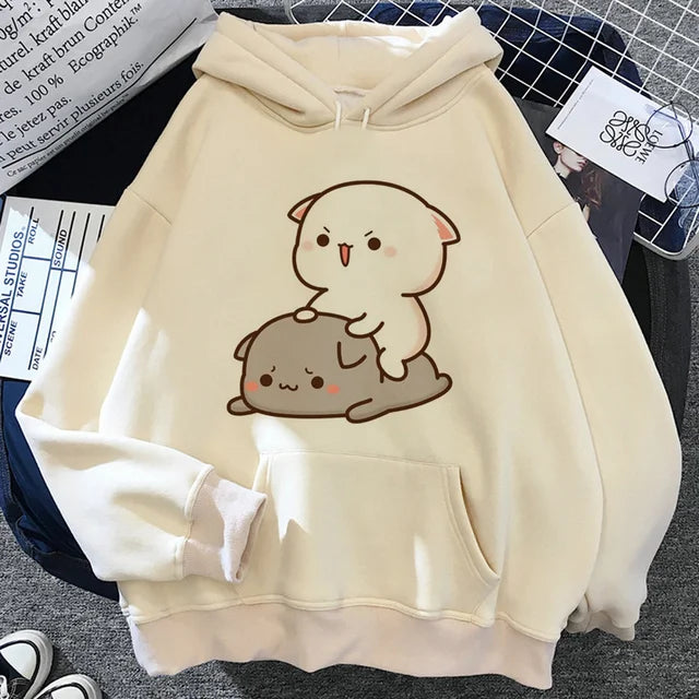 Bubu Dudu hoodies women sweat y2k Kawaii streetwear Hooded Shirt tracksuit female gothic Hood