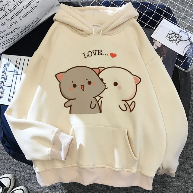 Bubu Dudu hoodies women sweat y2k Kawaii streetwear Hooded Shirt tracksuit female gothic Hood