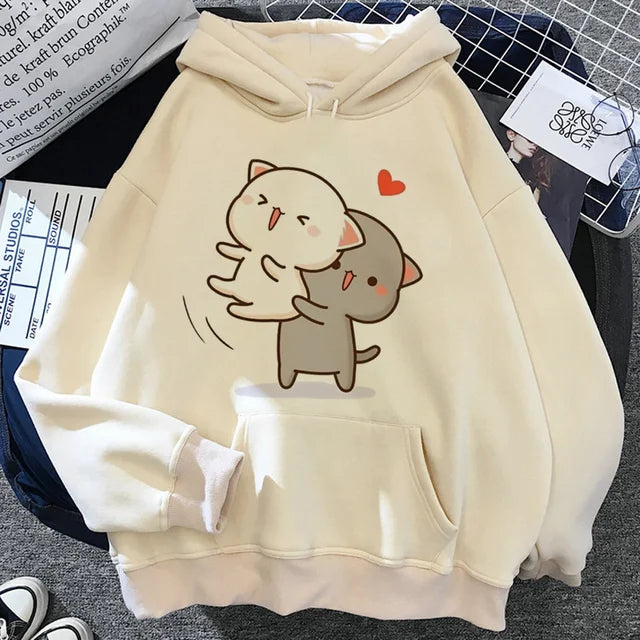 Bubu Dudu hoodies women sweat y2k Kawaii streetwear Hooded Shirt tracksuit female gothic Hood