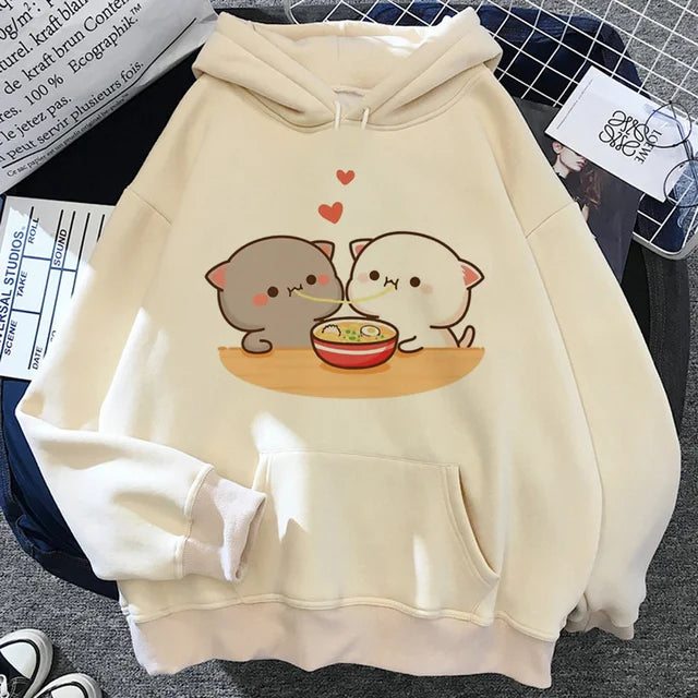 Bubu Dudu hoodies women sweat y2k Kawaii streetwear Hooded Shirt tracksuit female gothic Hood