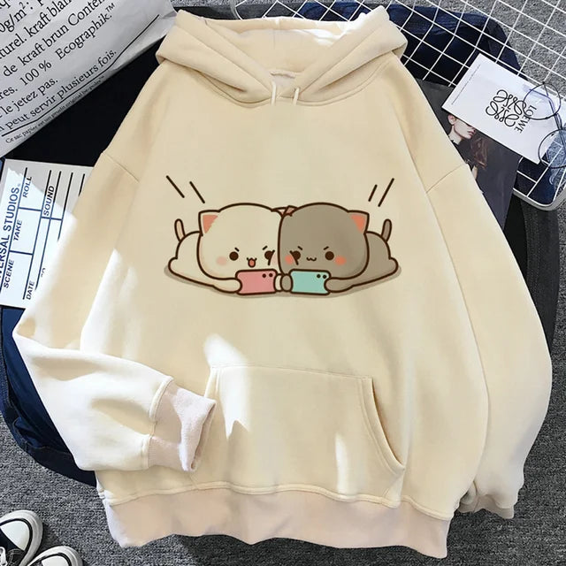 Bubu Dudu hoodies women sweat y2k Kawaii streetwear Hooded Shirt tracksuit female gothic Hood