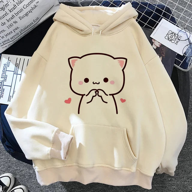 Bubu Dudu hoodies women sweat y2k Kawaii streetwear Hooded Shirt tracksuit female gothic Hood