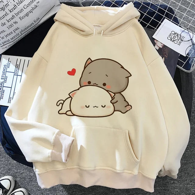 Bubu Dudu hoodies women sweat y2k Kawaii streetwear Hooded Shirt tracksuit female gothic Hood