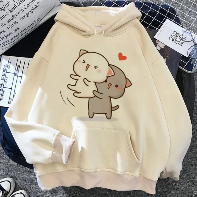 Bubu Dudu hoodies women sweat y2k Kawaii streetwear Hooded Shirt tracksuit female gothic Hood