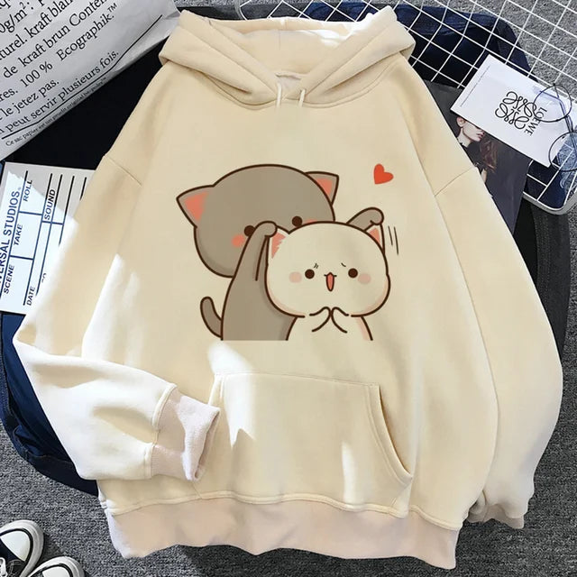 Bubu Dudu hoodies women sweat y2k Kawaii streetwear Hooded Shirt tracksuit female gothic Hood