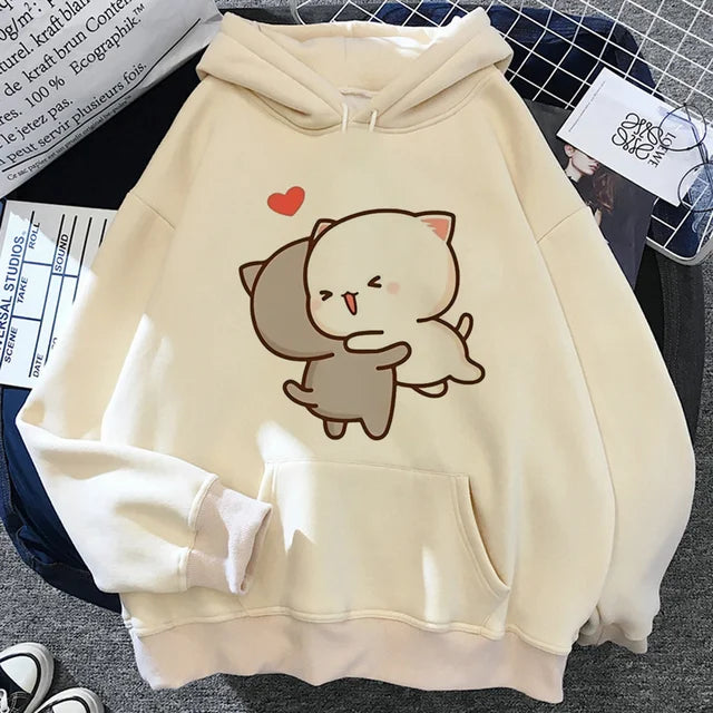 Bubu Dudu hoodies women sweat y2k Kawaii streetwear Hooded Shirt tracksuit female gothic Hood