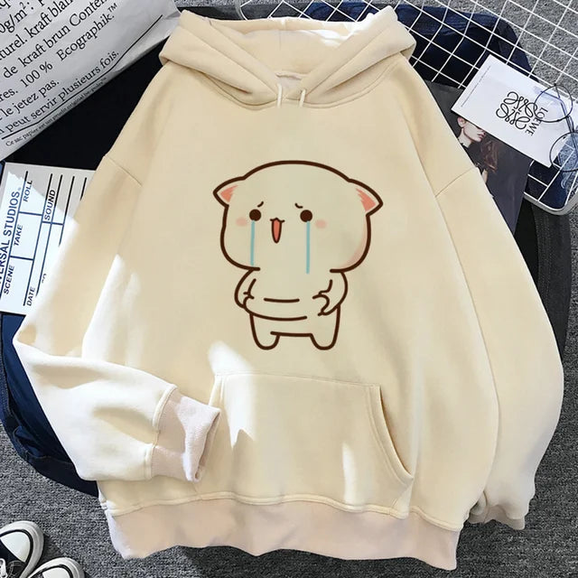 Bubu Dudu hoodies women sweat y2k Kawaii streetwear Hooded Shirt tracksuit female gothic Hood