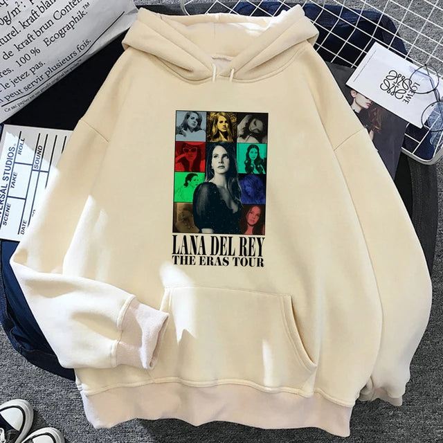 Lana Del Rey hoodies women Kawaii anime 90s 2023 sweatshirts female japanese Hooded Shirt