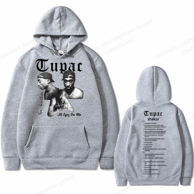 Hip Hop Rap Hoodie Men's Fashion Hoodie Four Seasons Street Hoodie Women's Jacket Men's Street Costume Casual Punk Men's Hoodie