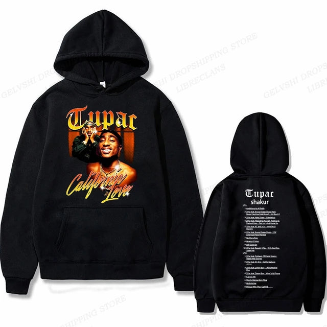 Hip Hop Rap Hoodie Men's Fashion Hoodie Four Seasons Street Hoodie Women's Jacket Men's Street Costume Casual Punk Men's Hoodie