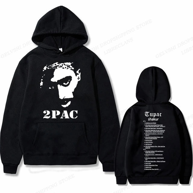 Hip Hop Rap Hoodie Men's Fashion Hoodie Four Seasons Street Hoodie Women's Jacket Men's Street Costume Casual Punk Men's Hoodie