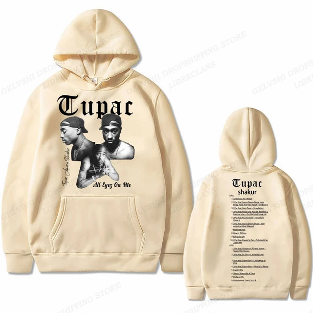 Hip Hop Rap Hoodie Men's Fashion Hoodie Four Seasons Street Hoodie Women's Jacket Men's Street Costume Casual Punk Men's Hoodie