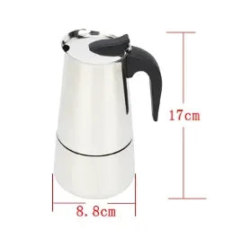 Collection 4/6/9 Cups Moka Pot Caffe Machine Espresso Cups Coffee Makers Latte Percolator Stove Top Moka Coffee Maker