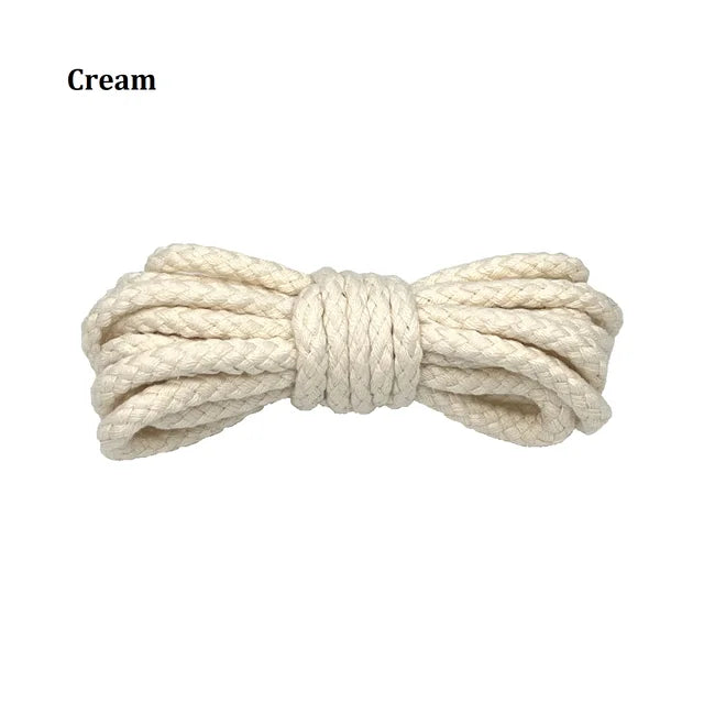 Linen Shoelaces Decoration Accessories Suitable Board Shoes Basketball Shoes Sneakers Cotton Shoe Laces Dunk SB AF1AJ Shoe Rope