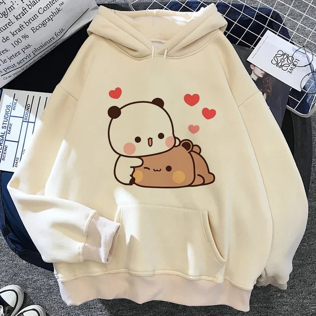 Bubu Dudu hoodies women sweat y2k Kawaii streetwear Hooded Shirt tracksuit female gothic Hood