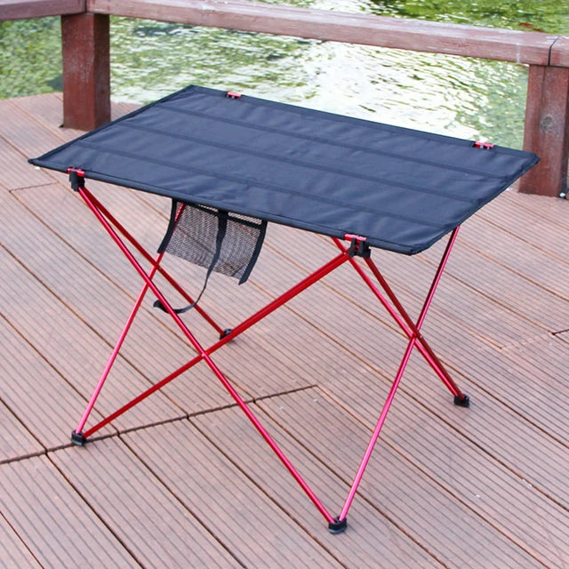 Ultralight Portable Folding Camping Table Compact Roll Up Tables with Carrying Bag for Outdoor Camping Hiking Picnic